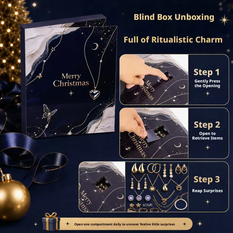 24 day luxury jewelry advent calendar 2026 unboxingsteps 24 day luxury jewelry advent calendar 2026 unboxingsteps